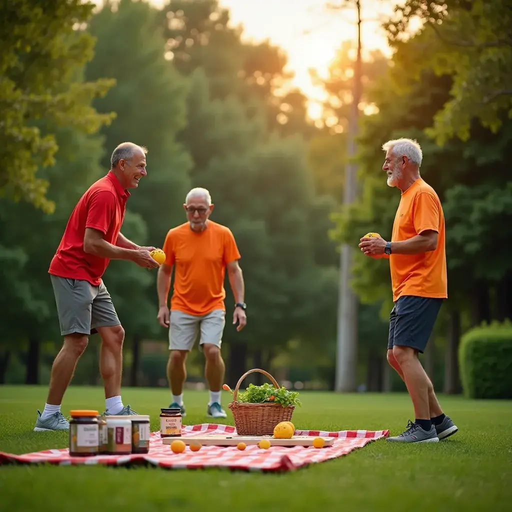 Hombre meditando en un entorno sereno y natural.