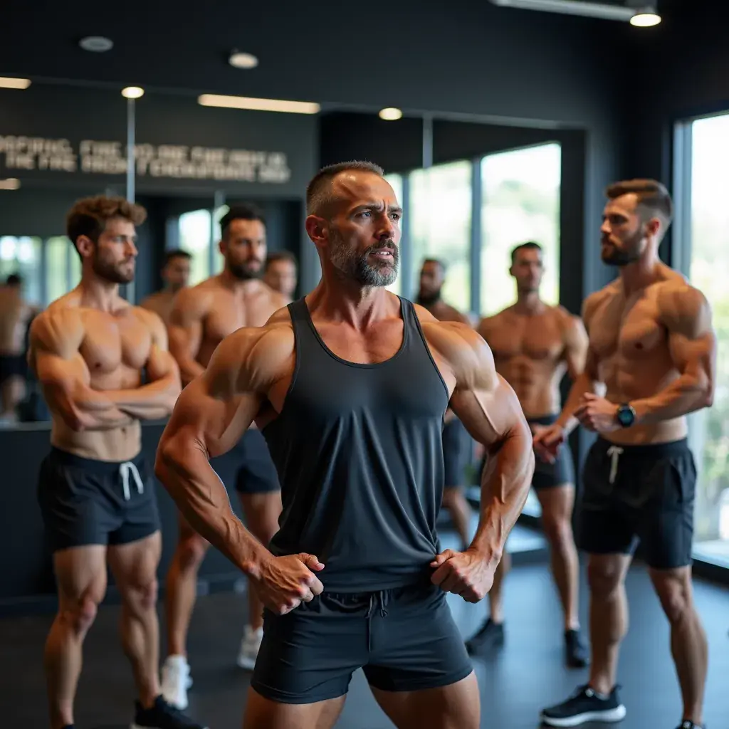 Pareja de hombres disfrutando de una caminata en la naturaleza.