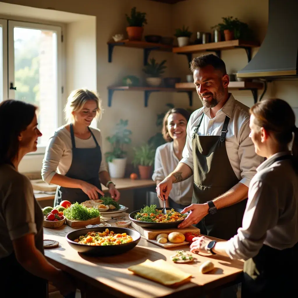 Mesa de trabajo con suplementos y libros sobre salud.