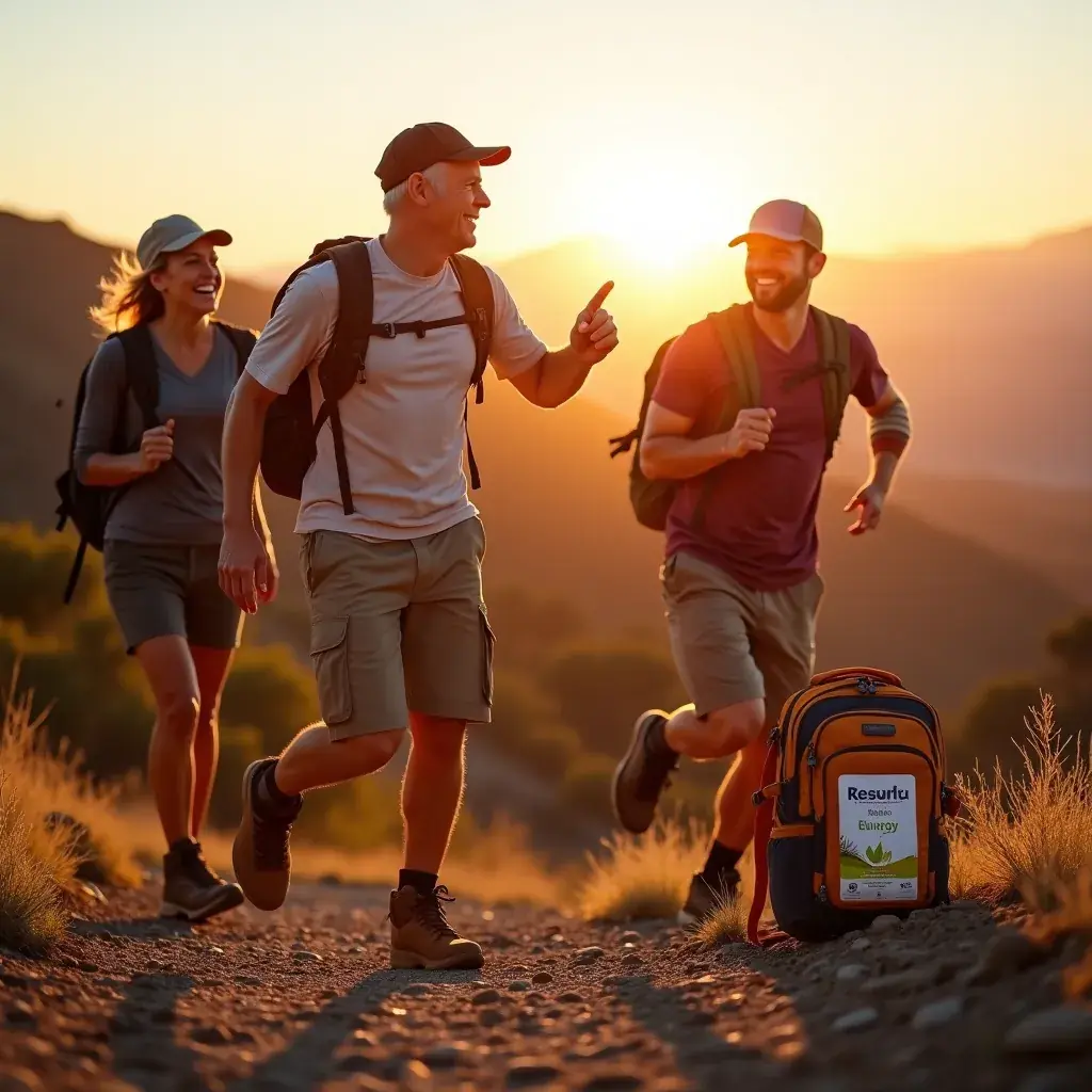 Hombre enérgico disfrutando de actividades al aire libre.